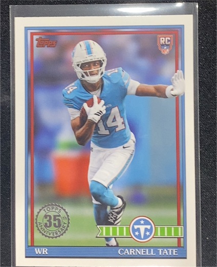 2026 Topps Flagship #91TR-18 Carnell Tate — front
