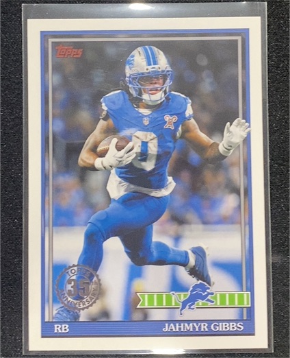 2026 Topps Flagship #91TF-39 Jahmyr Gibbs — front