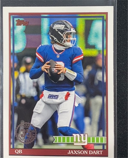 2026 Topps Flagship #91TF-33 Jaxson Dart — front