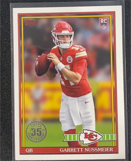 2026 Topps 35th Anniversary #91TR-3 Garrett Nussmeier — front
