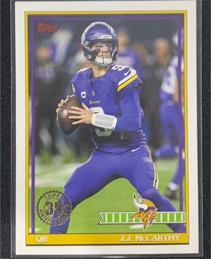 2026 Topps Flagship #91TF-41 J.J. McCarthy — front