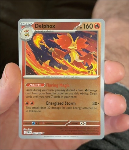 Pokémon 2014 #13 Delphox — front
