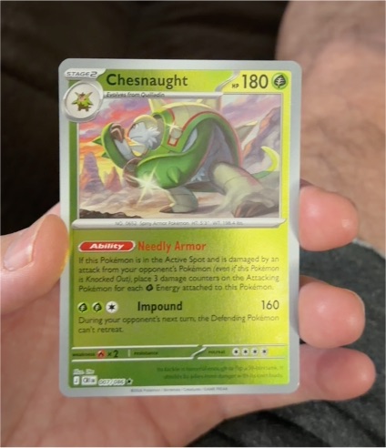 2026 Pokémon #007 Chesnaught — front