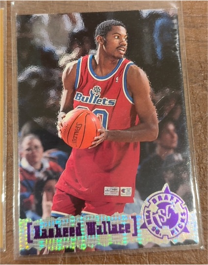1995-96 Topps Stadium Club #333 Rasheed Wallace — front