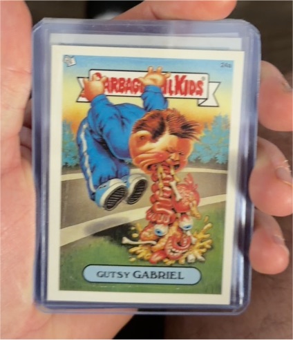 2003 Topps Garbage Pail Kids All New Series 1 #24a Gutsy Gabriel — front