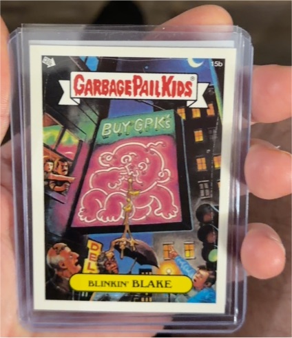 2003 Topps Garbage Pail Kids All-New Series 1 #15b Blinkin' Blake — front