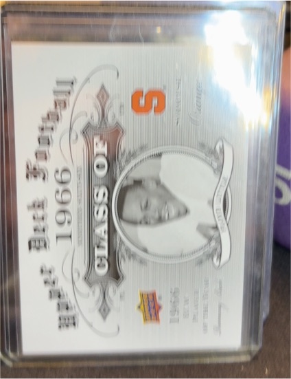 2011 Upper Deck Class of 1966 Player of the Year Floyd Little Syracuse #CO-15 — front