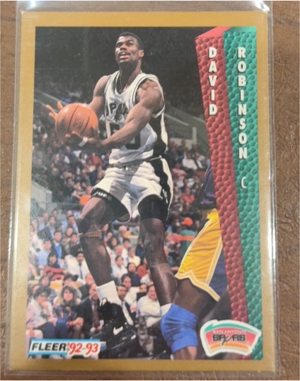1992 Fleer #207 David Robinson — front