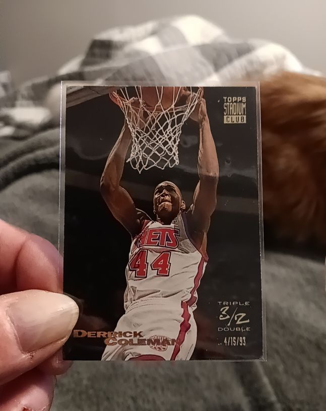 1993-94 Topps Stadium Club #101 Derrick Coleman — front