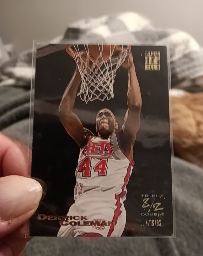 1993-94 Topps Stadium Club #101 Derrick Coleman — front