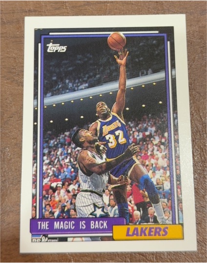 1992 Topps #54 Magic Johnson — front