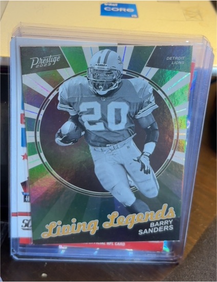 2023 Panini Prestige #LL-4 Barry Sanders Living Legends — front