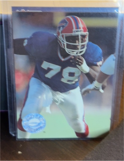 1991 Pro Set Platinum #8 Bruce Smith — front