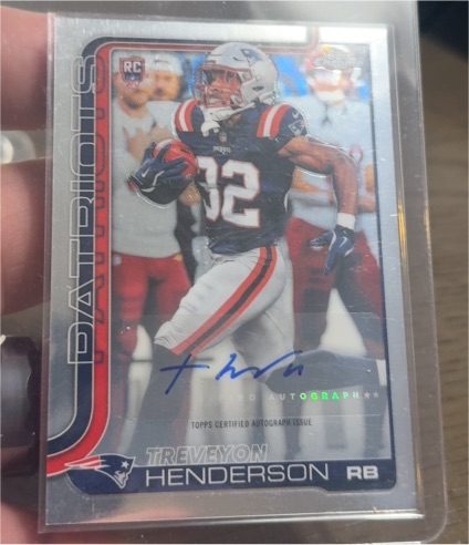 2025 Topps Chrome #RA-THE TreVeyon Henderson — front