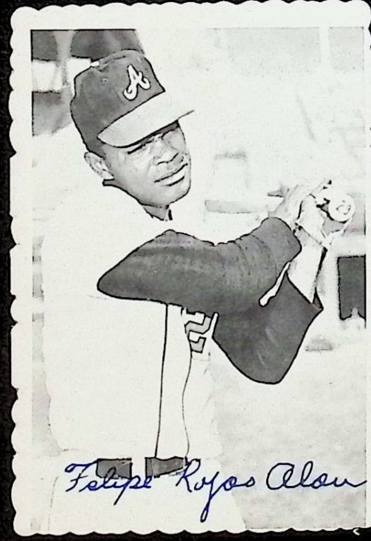 1969 Topps Deckle Edge #17 Felipe Rojas Alou — front