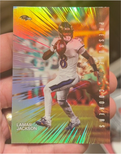 2026 Topps Flagship #PC-21 Lamar Jackson Pressure Cookers — front