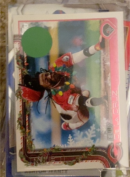 2025 Topps Holiday #H97 Elly De La Cruz — front