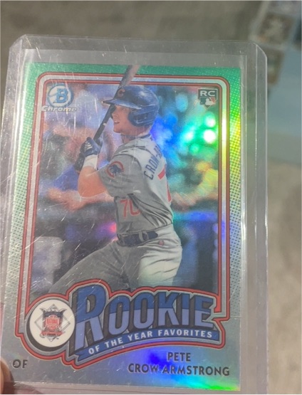 2024 Bowman Chrome #ROY-13 Pete Crow-Armstrong Rookie Year Favorites — front