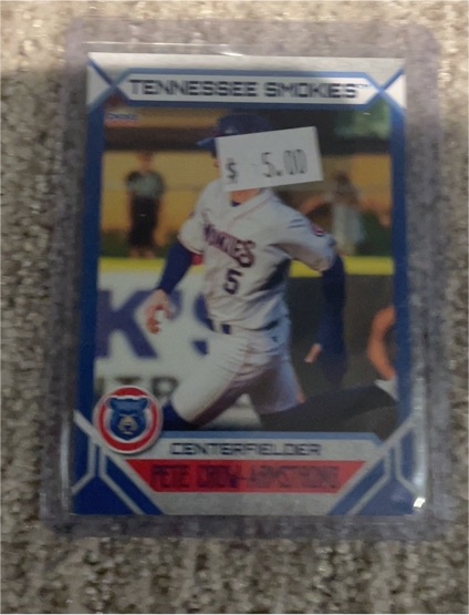 2023 Choice Tennessee Smokies #6 Pete Crow-Armstrong — front