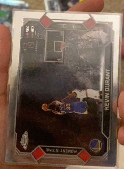 2025-26 Topps Chrome Update #MT-12 Kevin Durant Moment In Time — front