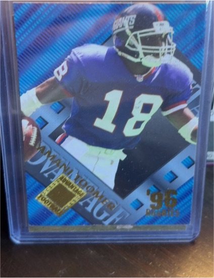 1996 Collector's Edge Advantage #108 Amani Toomer — front