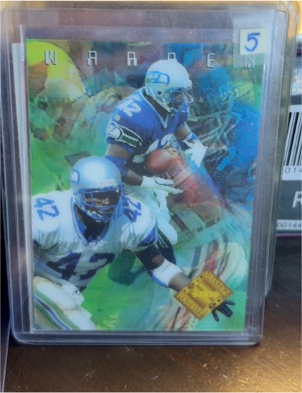 1996 Collector's Edge Advantage Video #V19 Herman Moore — front