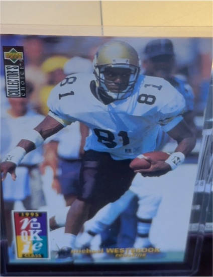 1995 Upper Deck Collector's Choice #4 Michael Westbrook — front