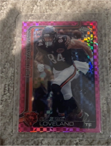 2025 Topps Chrome #345 Colston Loveland — front