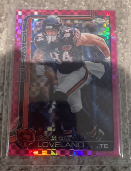 2025 Topps Chrome #345 Colston Loveland — front