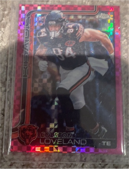 2025 Topps Chrome #345 Colston Loveland — front
