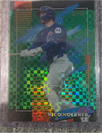2026 Topps Finest #106 Nico Hoerner — front