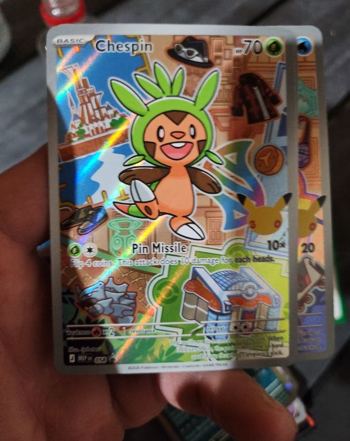 2026 Pokemon #058 Chespin ME: Mega Evolution Promo — front