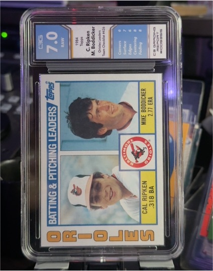 1984 Topps #426 Cal Ripken, Mike Boddicker — front