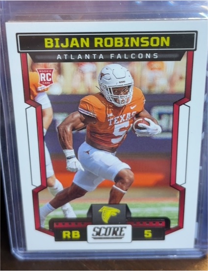 2023 Panini Score #315 Bijan Robinson — front