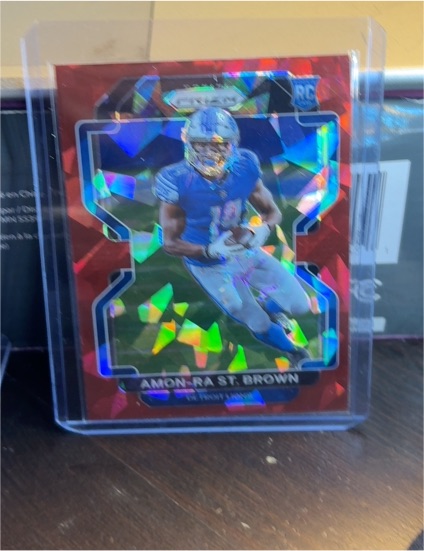 2021 Panini Prizm #358 Amon-Ra St. Brown — front