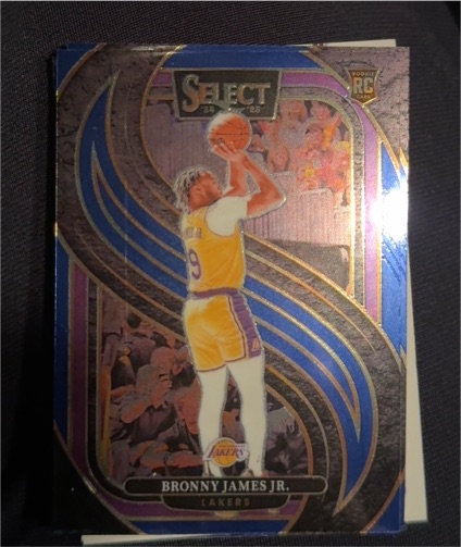 2024-25 Panini Select #179 Bronny James Jr — front