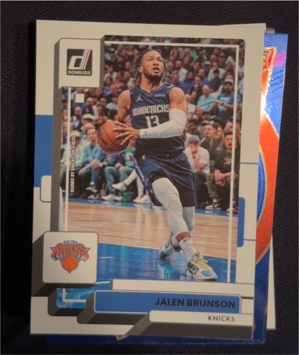 2022-23 Donruss #15 Jalen Brunson New York Knicks — front