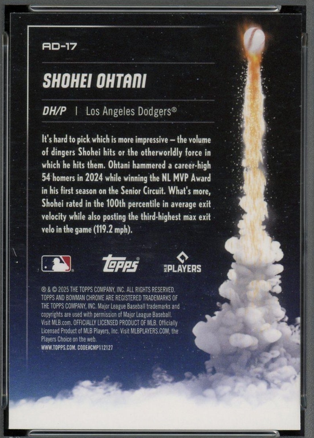 2024 Topps International Trading Card Day #AD-17 Shohei Ohtani — front
