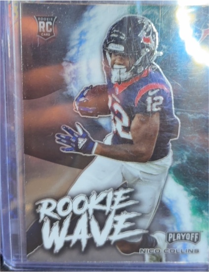 2021 Panini Playoff Rookie Wave #RW-NCO Nico Collins — front