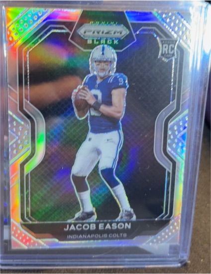 2020 Panini Chronicles Prizm Black #PB-25 Jacob Eason — front