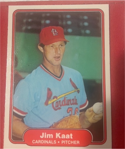 1982 Fleer #117 Jim Kaat — front