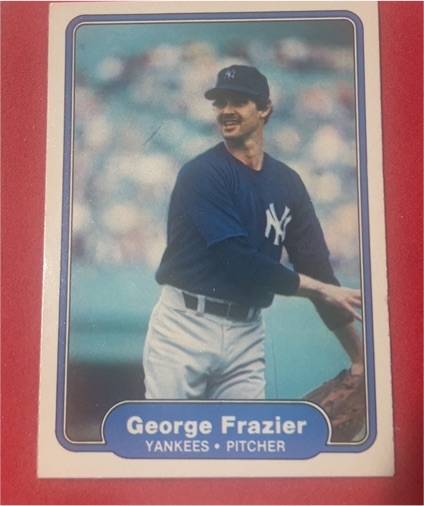 1982 Fleer #35 George Frazier — front
