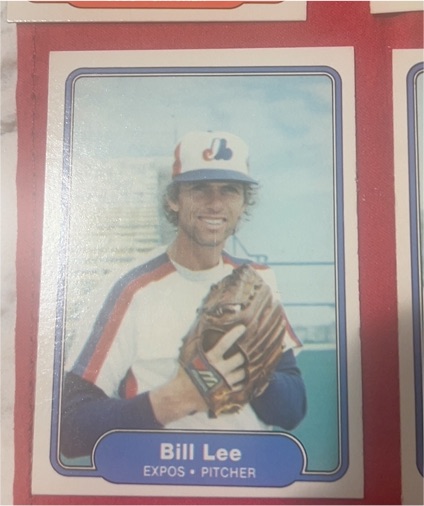 1982 Fleer #194 Bill Lee Montreal Expos — front