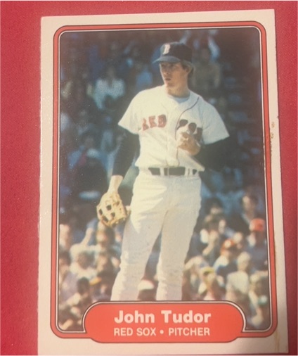 1982 Fleer #311 John Tudor — front