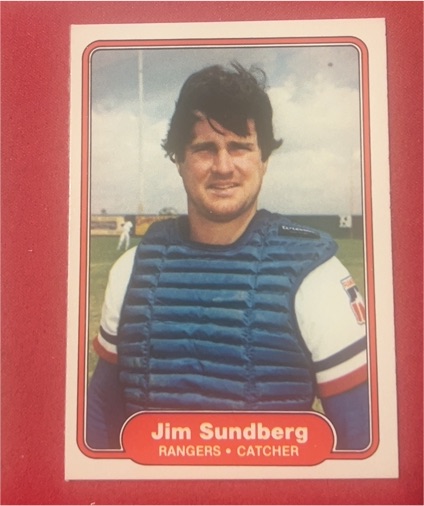 1982 Fleer #332 Jim Sundberg — front