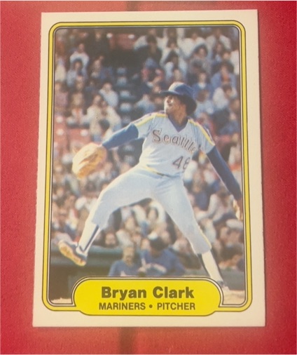 1982 Fleer #507 Bryan Clark — front