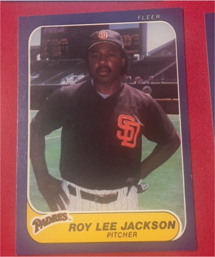 1986 Fleer #326 Roy Lee Jackson — front