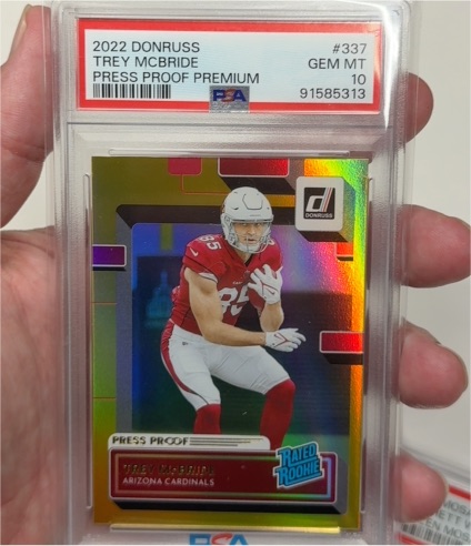 2022 Donruss #337 Trey McBride Press Proof Premium — front