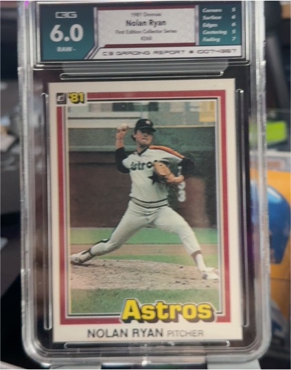 1981 Donruss #260 Nolan Ryan — front
