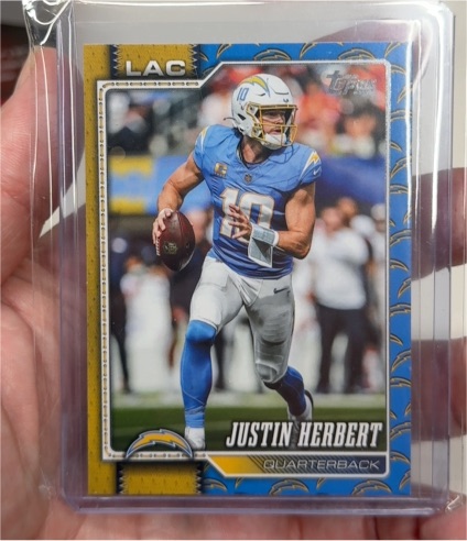 2026 Topps Flagship #110 Justin Herbert — front